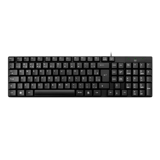 Teclado Basico Slim Preto Usb Multilaser