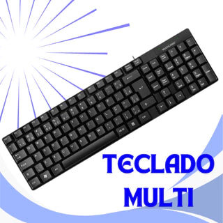 Teclado Basico Slim Preto Usb Multilaser